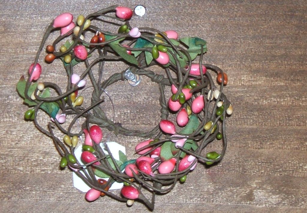 Victorian Heart - 1\" Candle Wreath